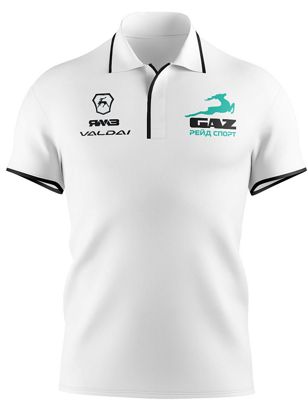 Поло Газрейд спорт цвет белый