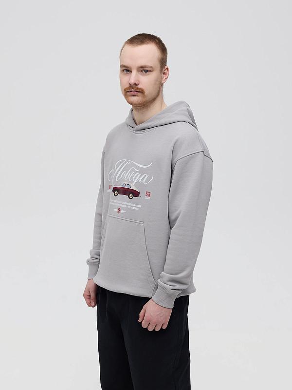 Худи М-20 Победа цвет серый