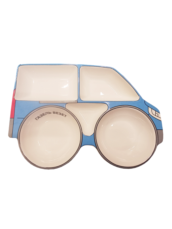 Менажница Газель везет комбинированный фарфор 60х40х40мм