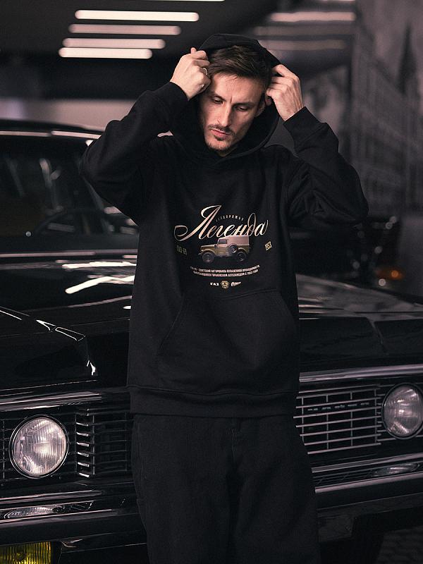 Худи ГАЗ-69 цвет черный