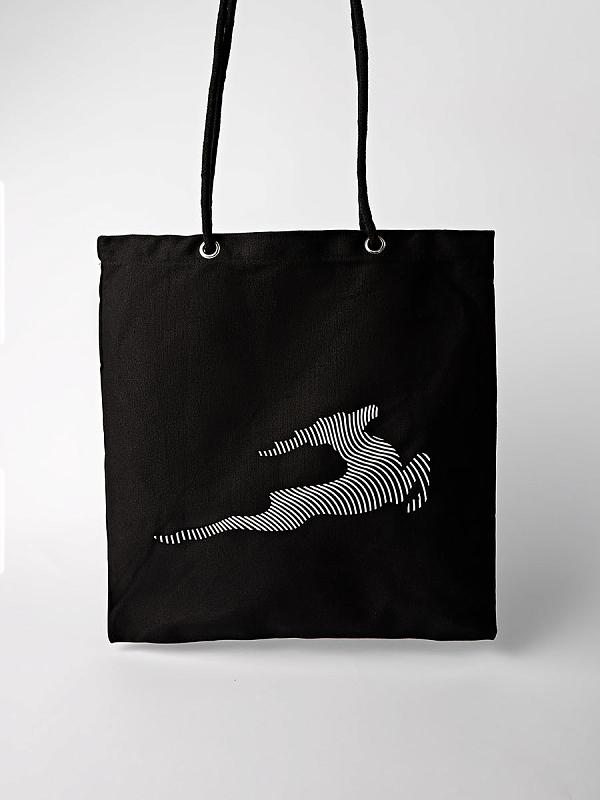 Шопер 360х380мм Летящий олень